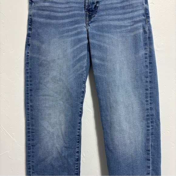 American Eagle Original Straight Light Wash Men's Denim Jeans 28x30 Cotton Blend - Picture 2 of 12